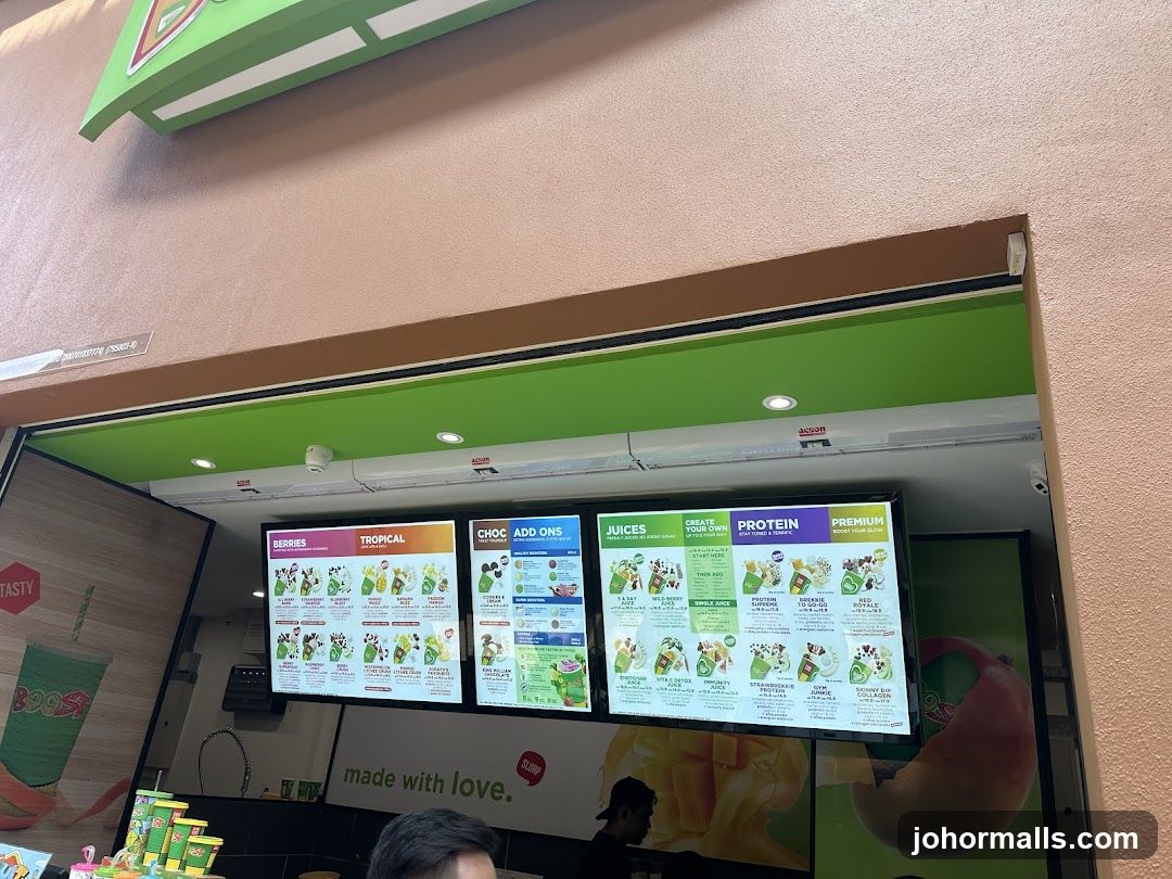 Boost Juice Menu