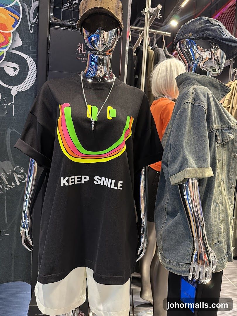 Mannequins in a clothing store