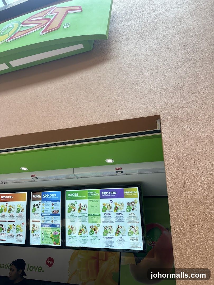 Juice Menu