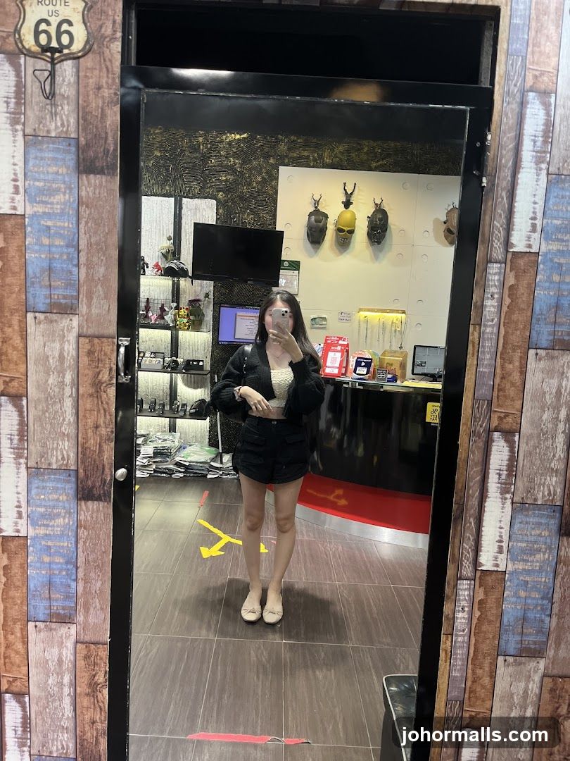 Woman Posing in a Store