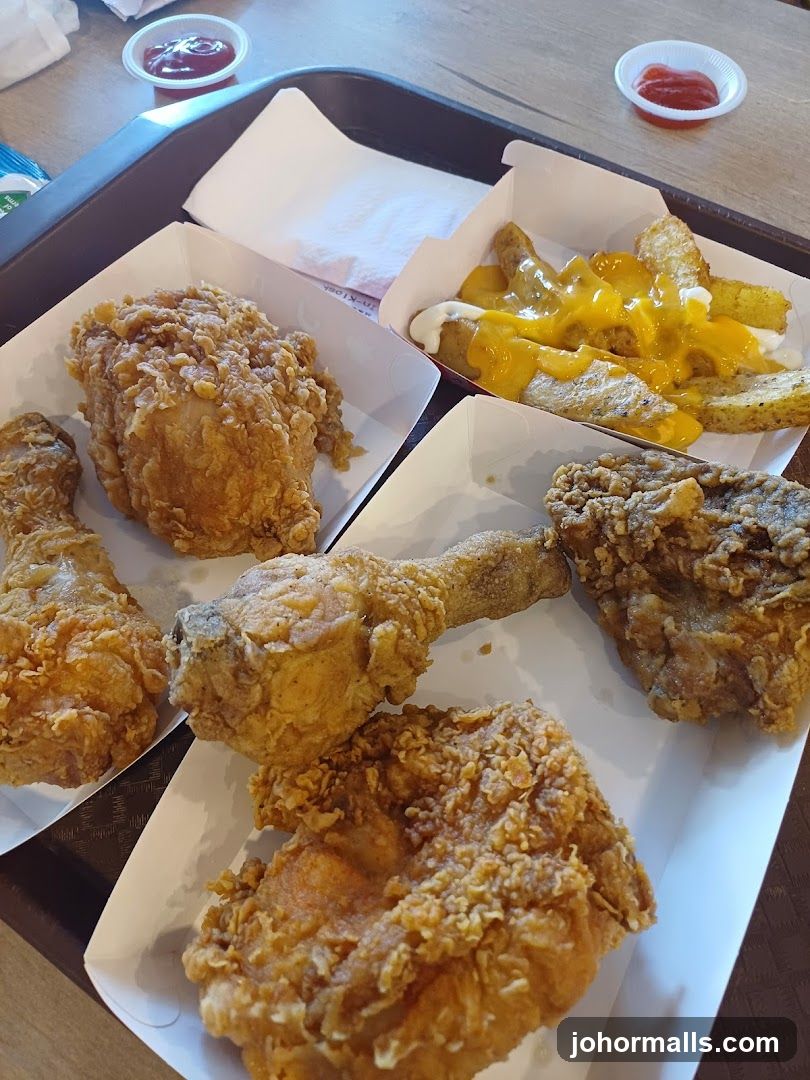Fried Chicken and Cheese Fries