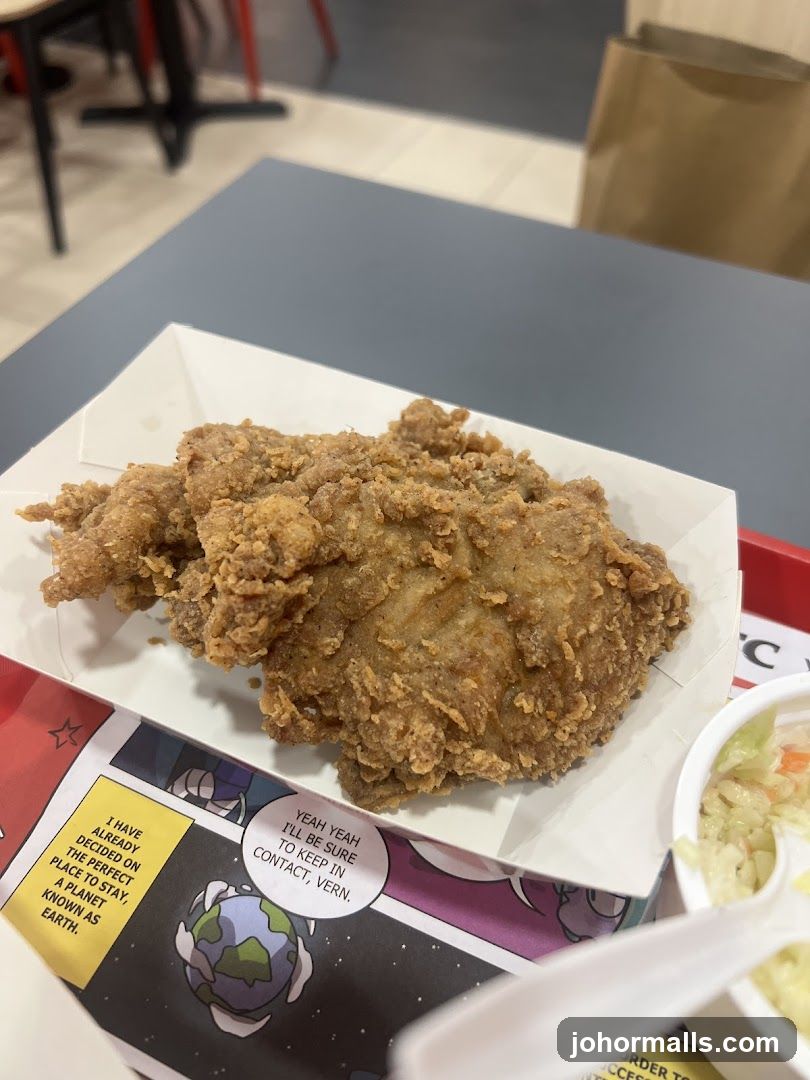 Fried Chicken and Coleslaw