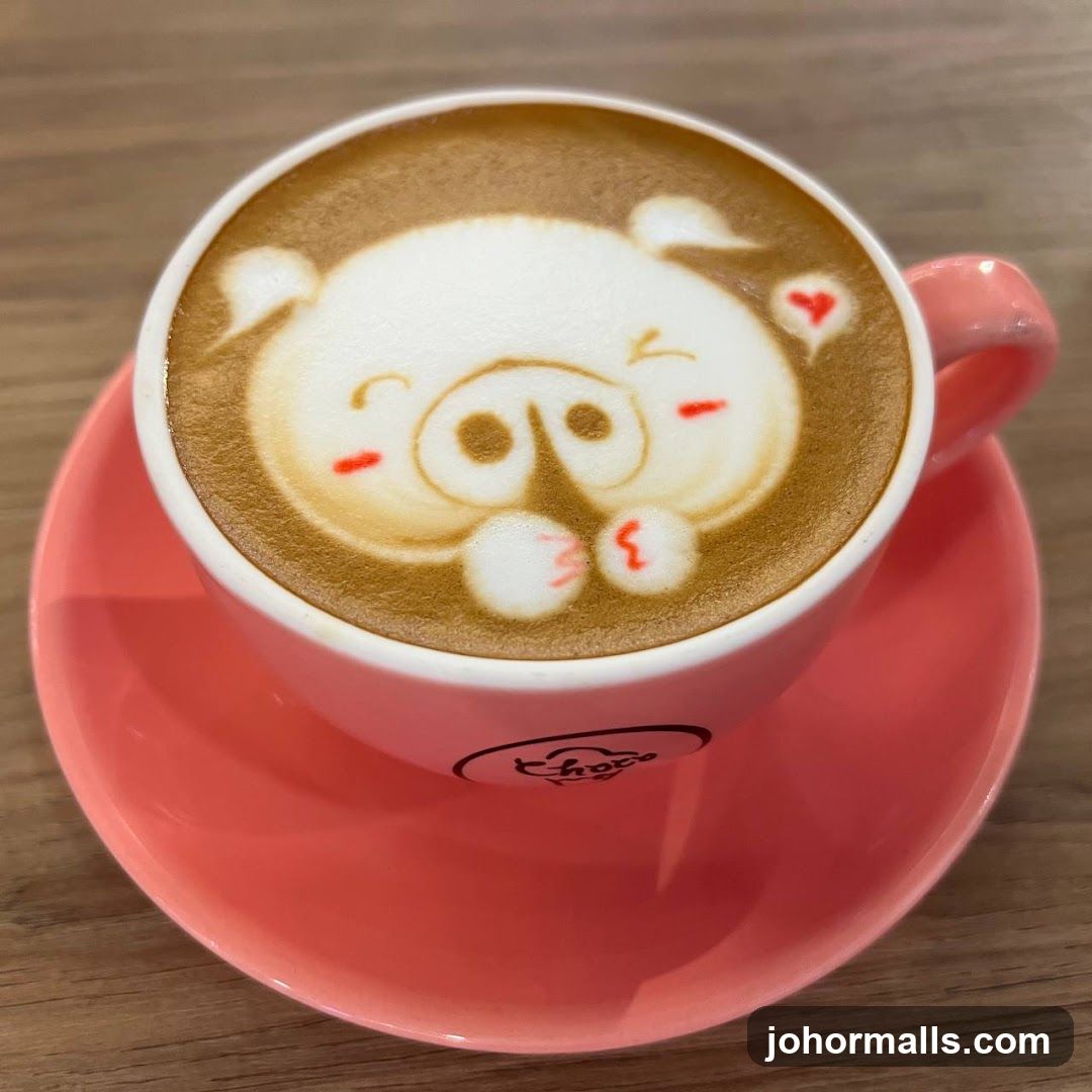 Latte Art Pig