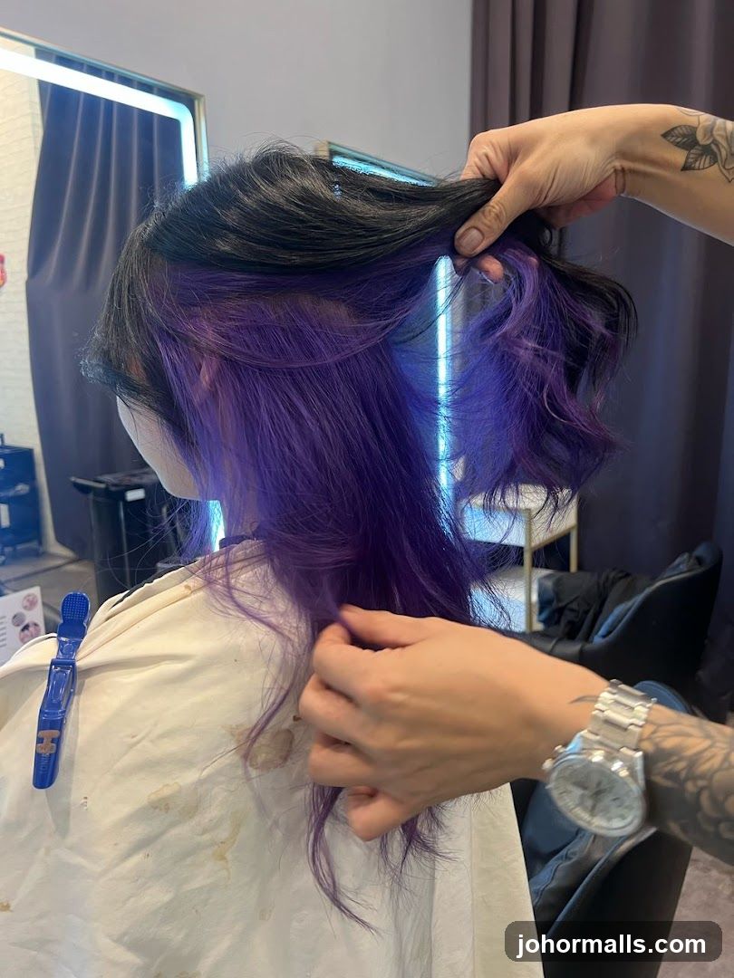 Hair Dyeing Process