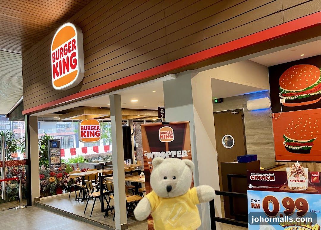 Burger King Storefront with Teddy Bear