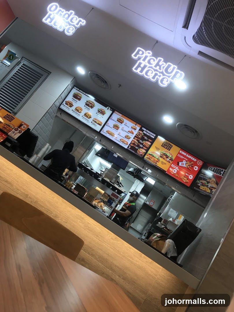 Fast Food Restaurant Counter
