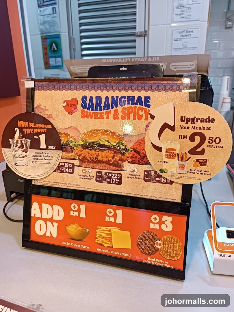 Burger King Menu