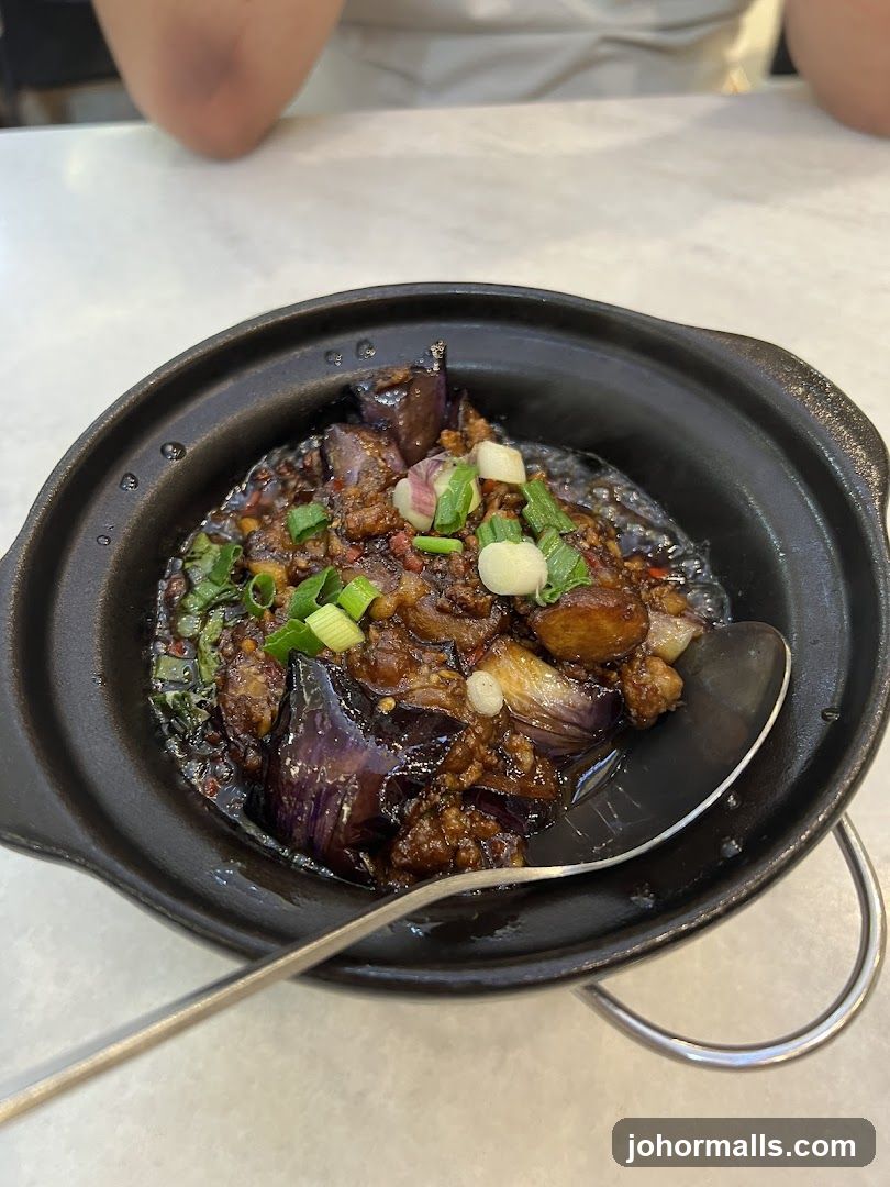 Braised Eggplant with Minced Meat