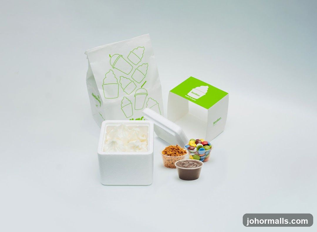 Ice Cream Toppings and Packaging
