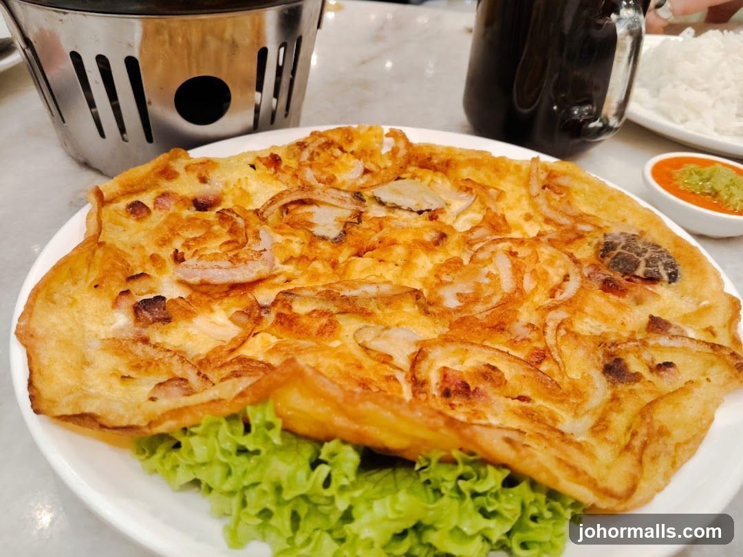 Omelette with Onions and Meat