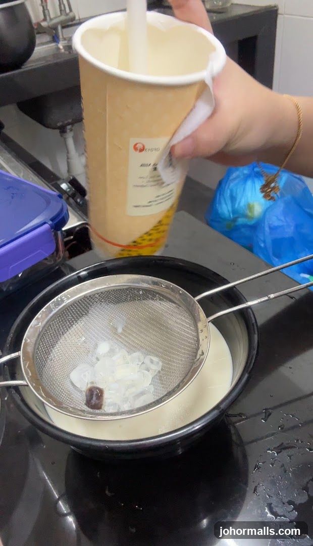 Preparing a drink