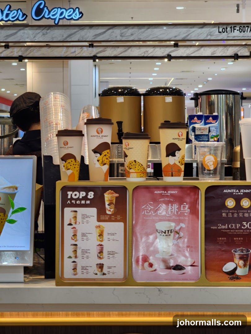 Auntea Jenny and Crepes Counter