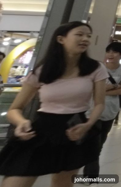 People in a mall