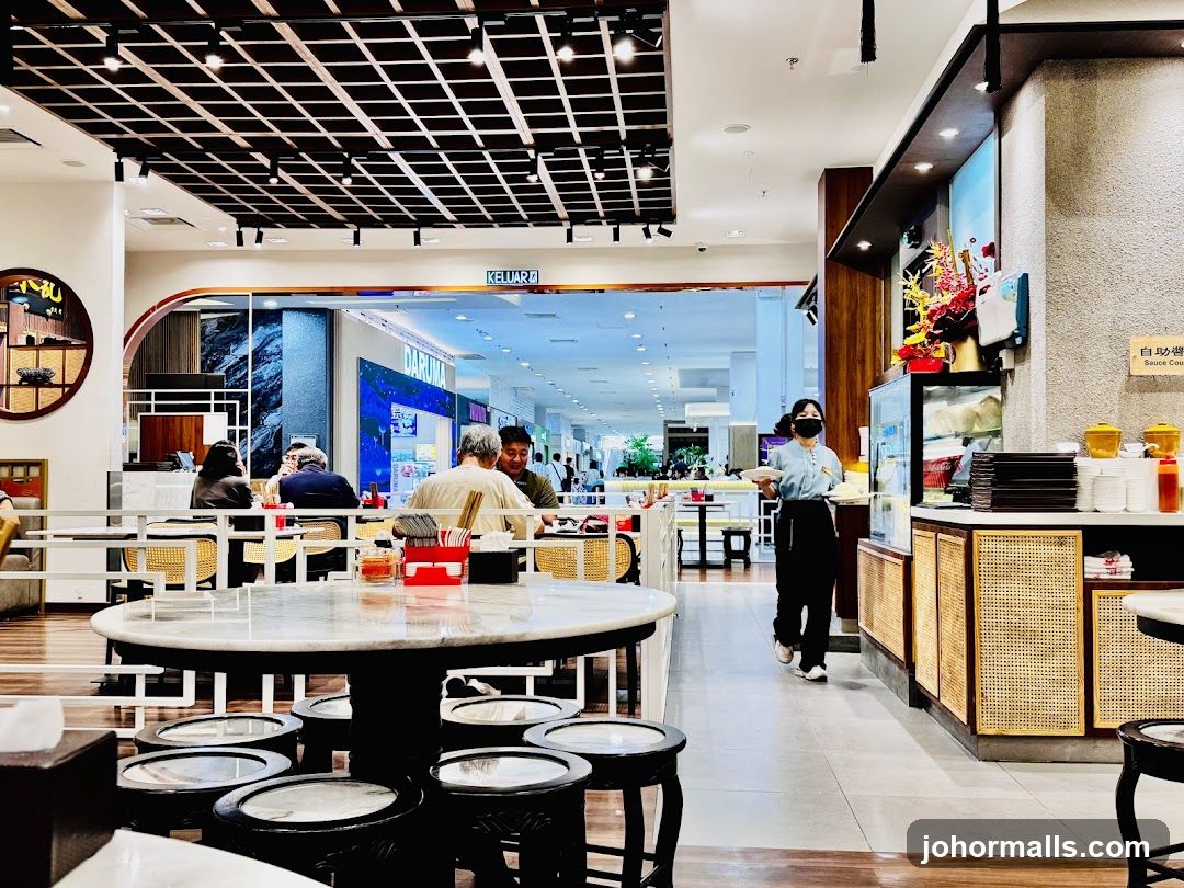 Restaurant Interior with Waitstaff