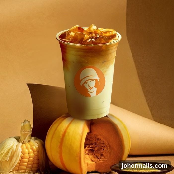 Iced Coffee with Pumpkin and Corn
