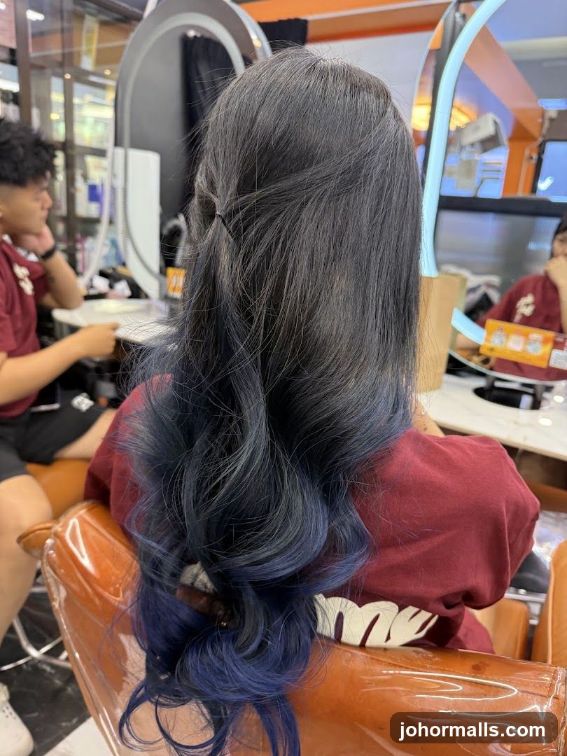 Woman with Ombre Hair