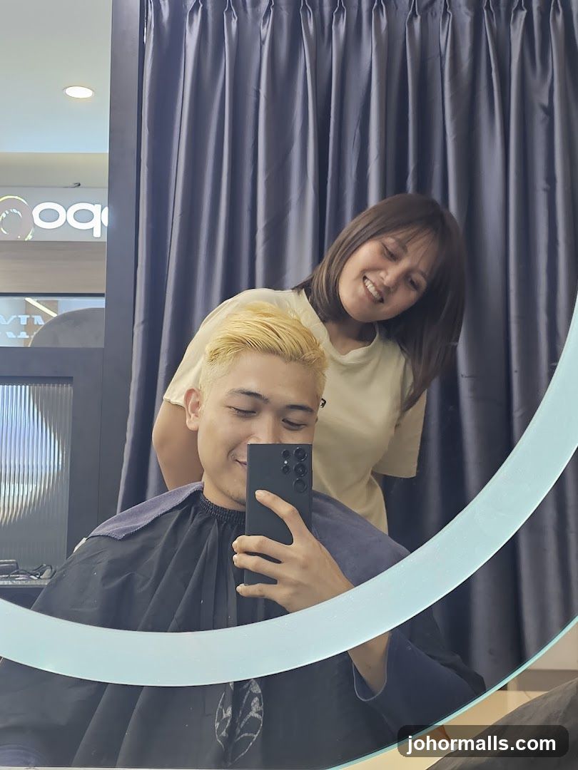 Hair Salon Selfie