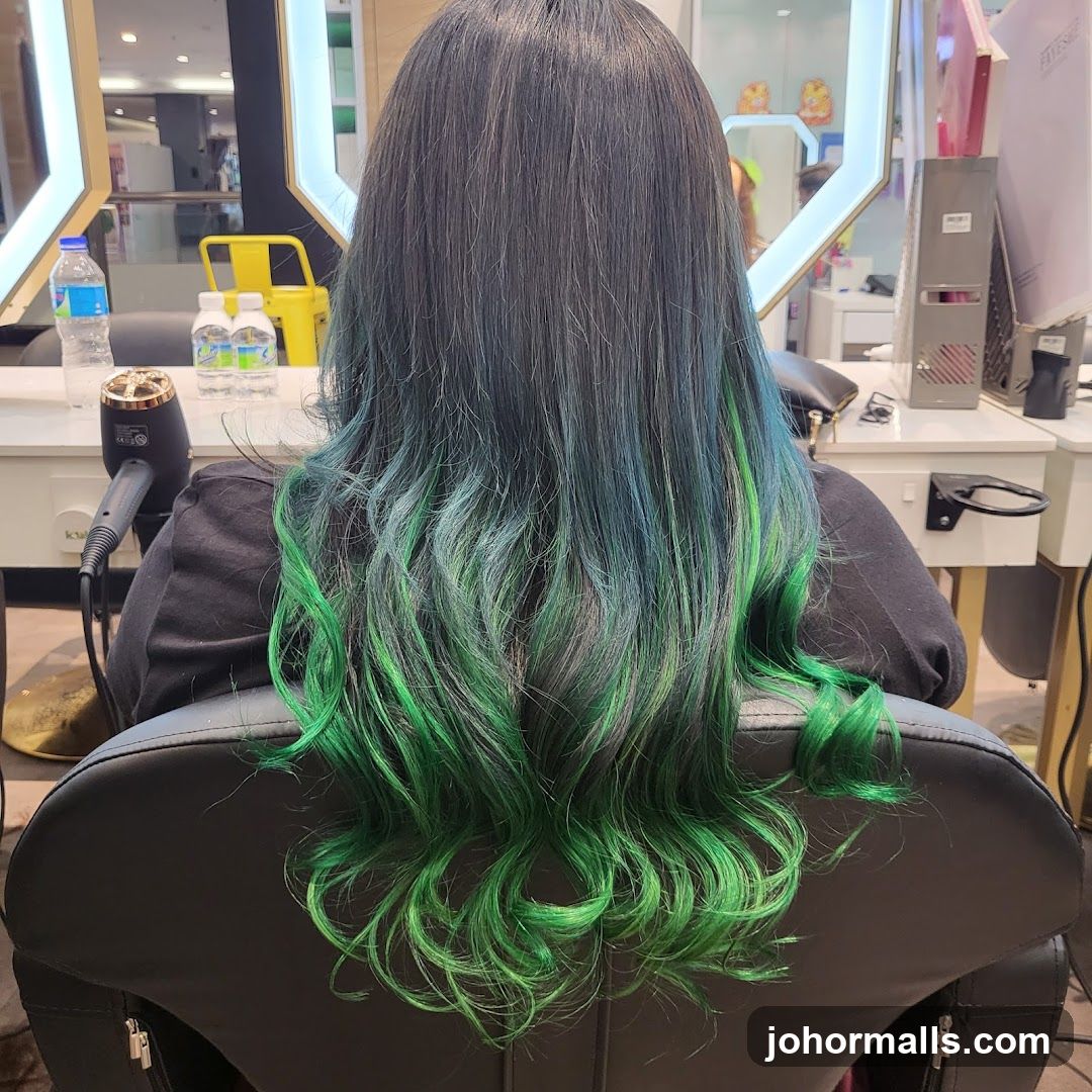 Woman with Ombre Hair