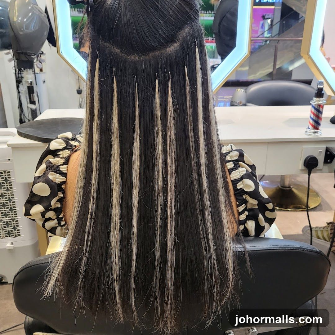 Hair Extensions Application