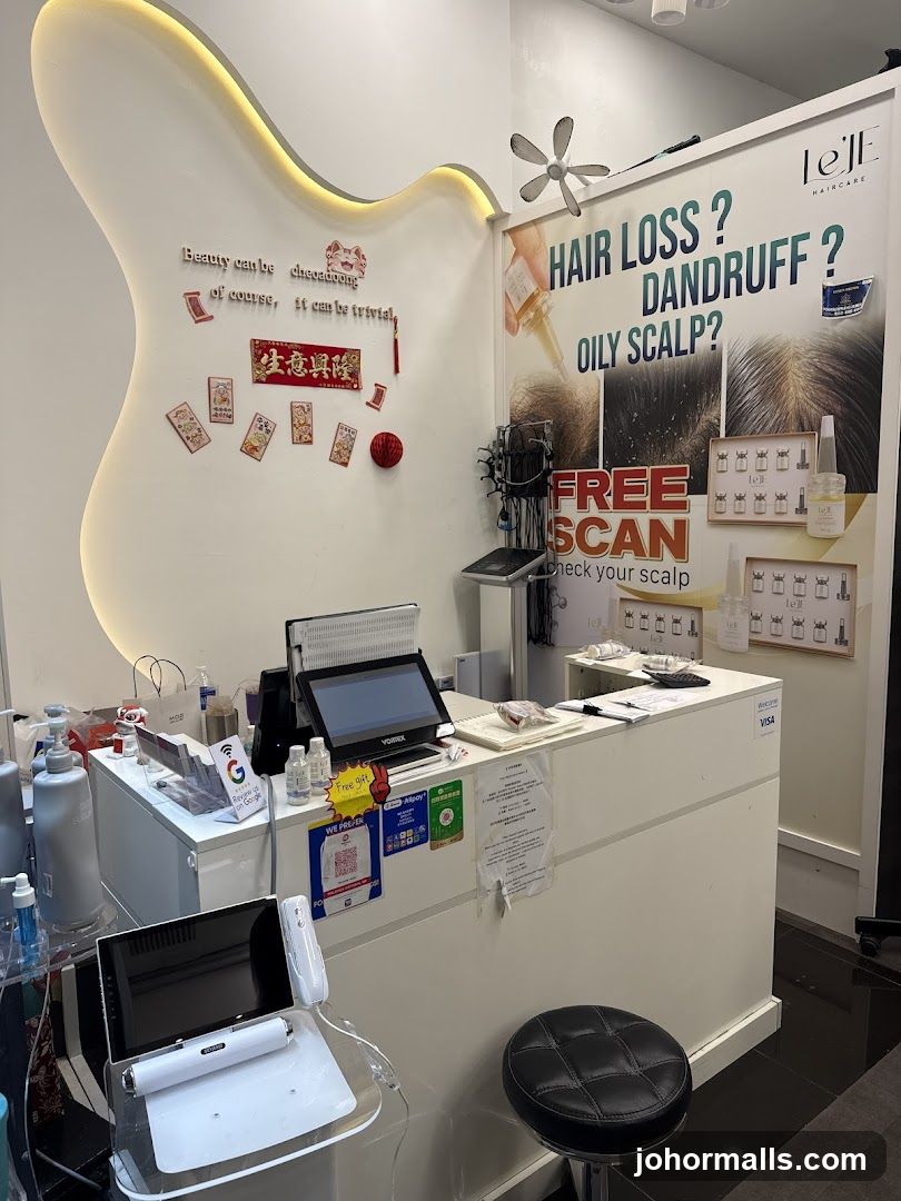 Hair Care Reception Area
