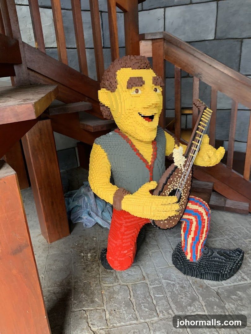 Lego Musician Sculpture