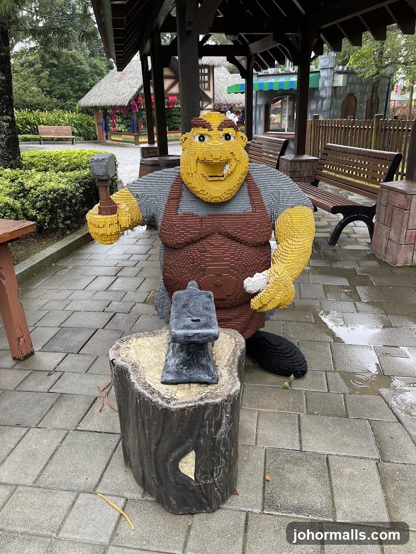 Lego Blacksmith Sculpture