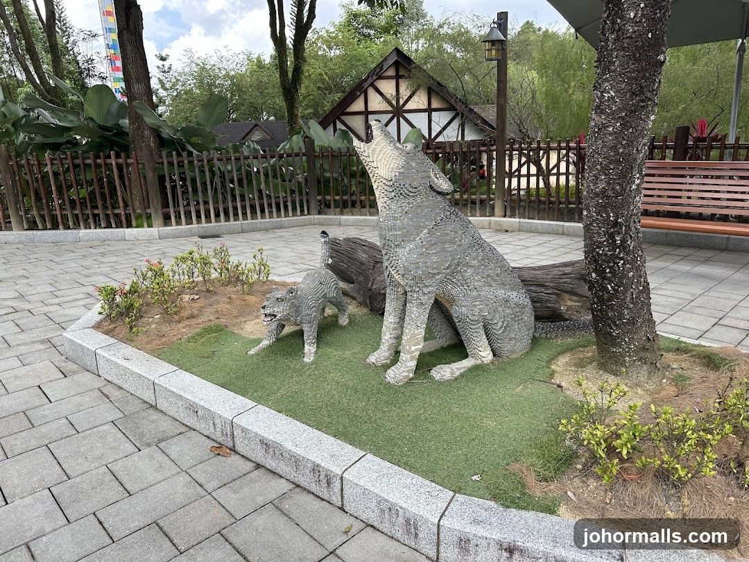 Lego Wolf Sculptures