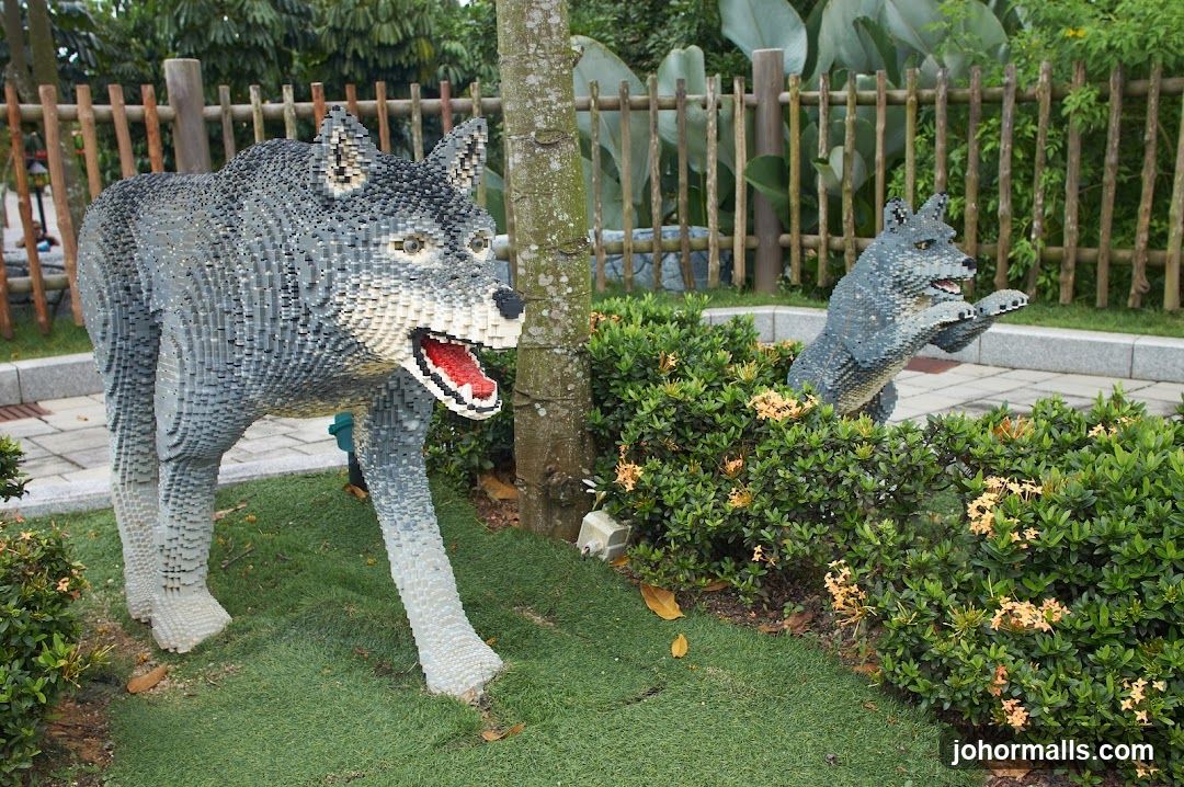 Lego Wolf Sculptures