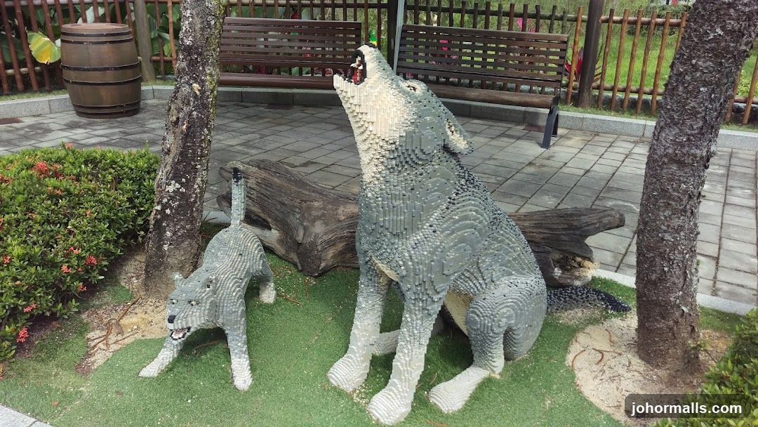 Lego Wolf Sculptures
