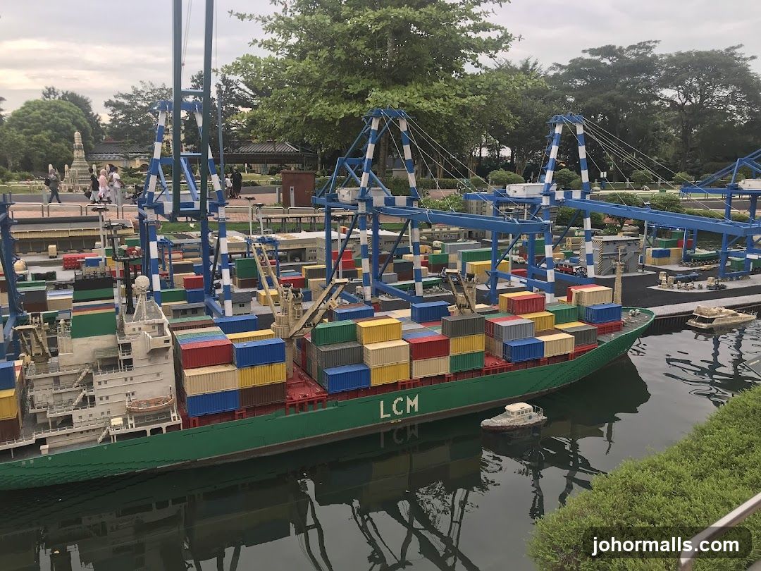Miniature Port Scene