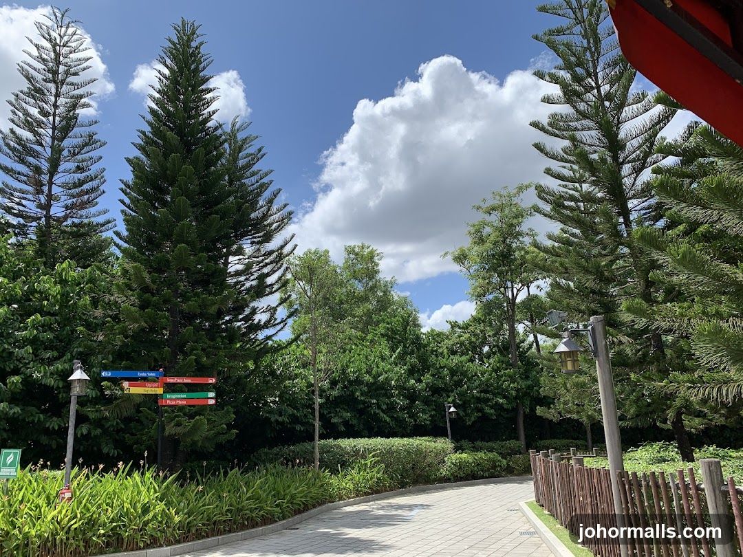 Park Pathway with Signage