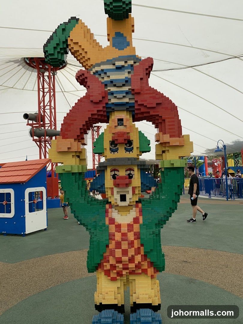 Lego Clown Sculpture
