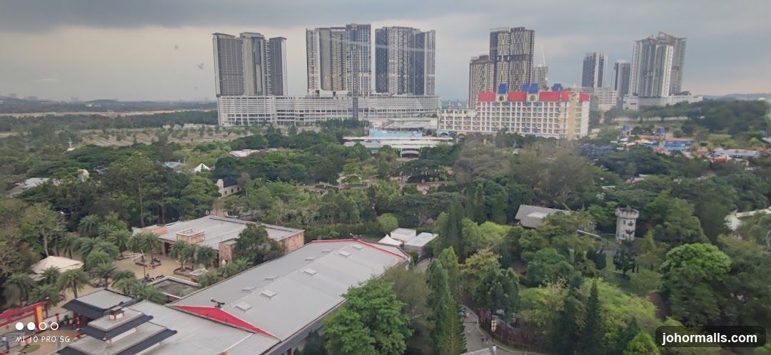 Cityscape with Theme Park Elements