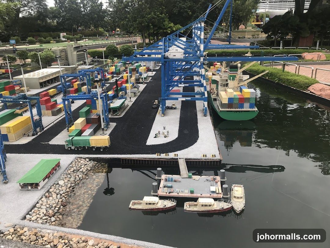 Miniature Port Scene