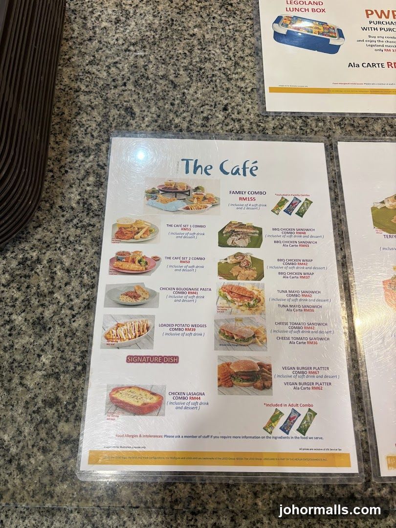 The Café Menu