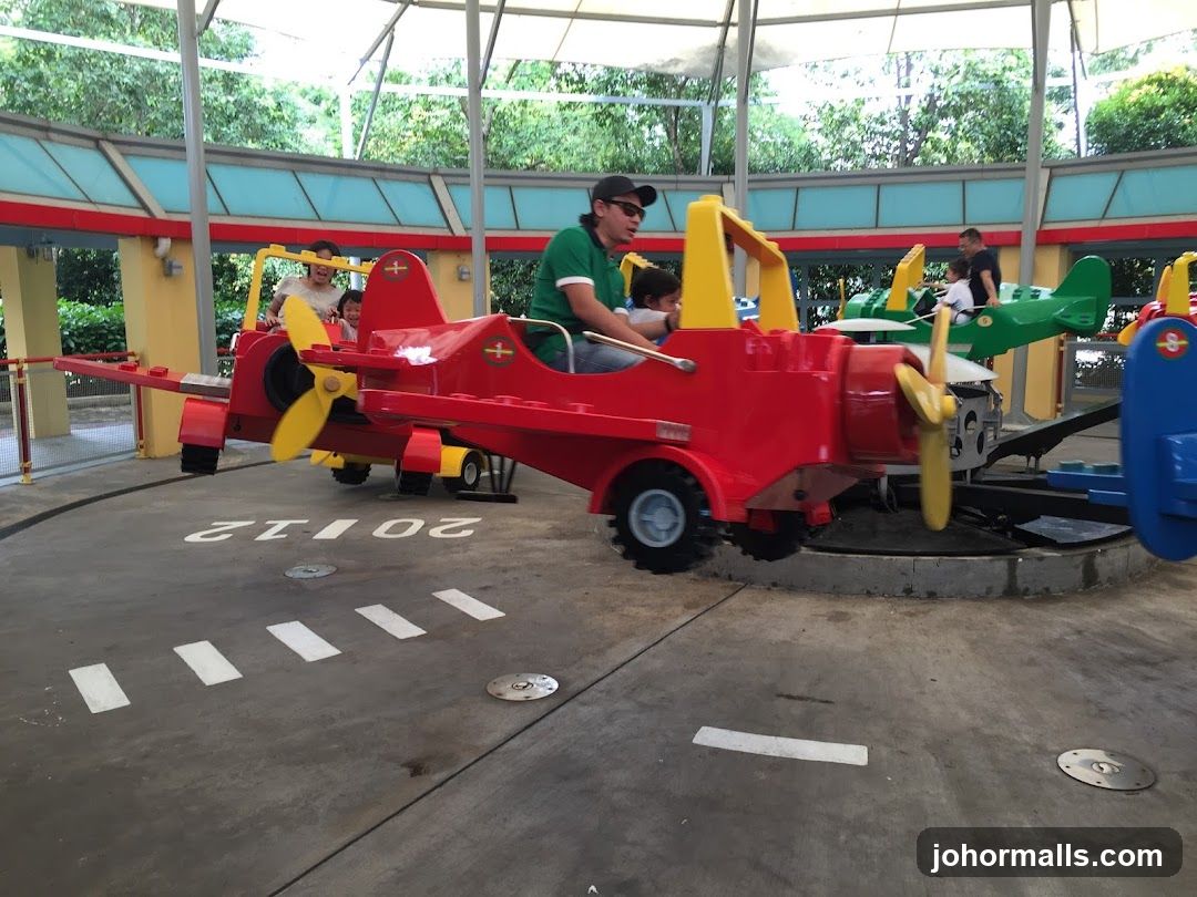 Airplane Ride at an Amusement Park