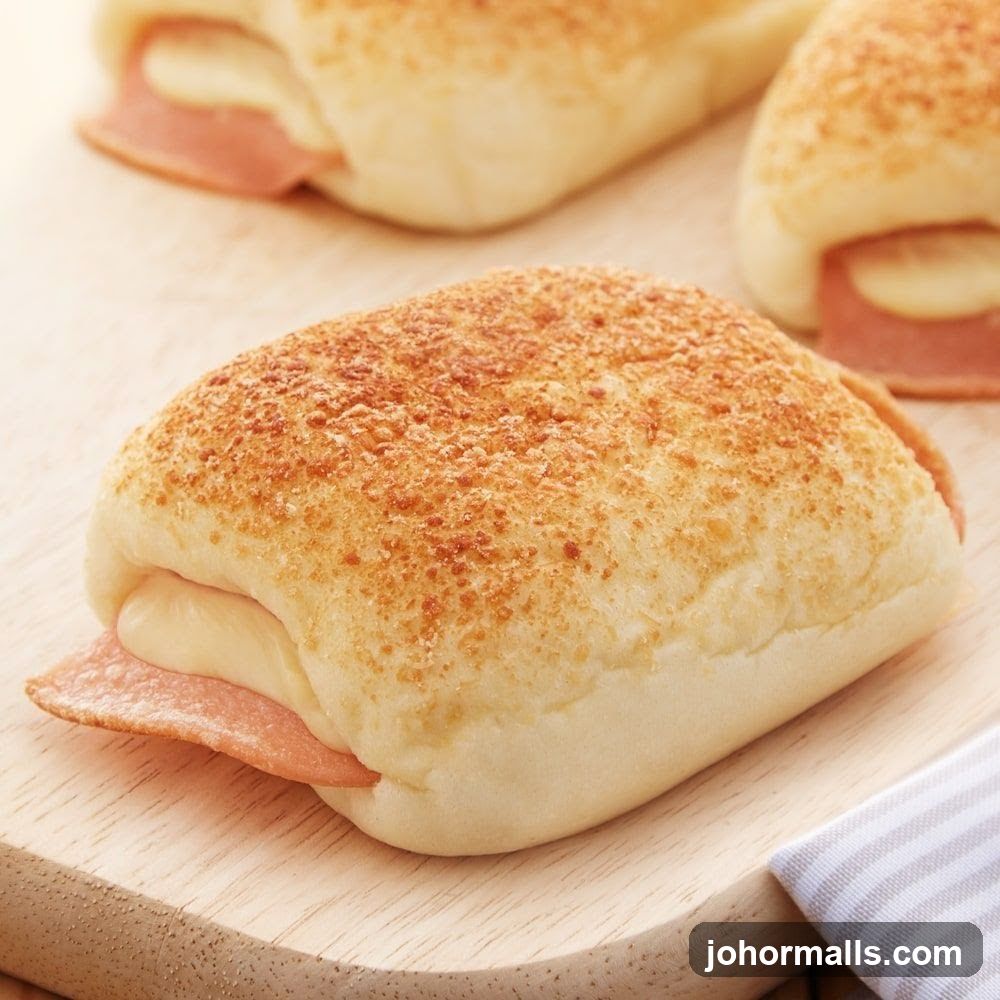 Ham and Cheese Bread Rolls