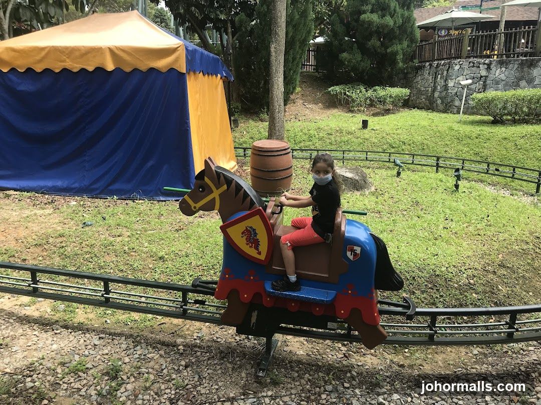 Child on a Toy Horse Ride