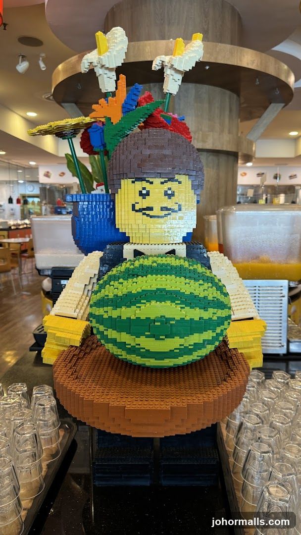 Lego Figure with Watermelon