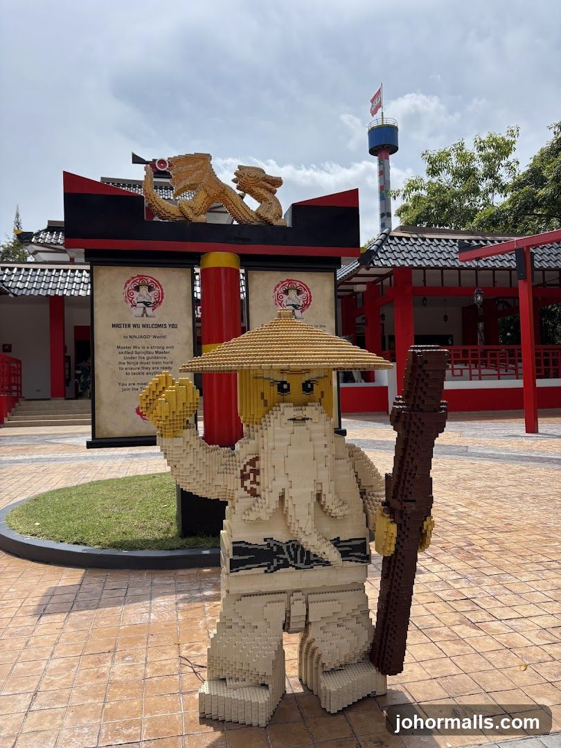 Lego Master Wu Statue
