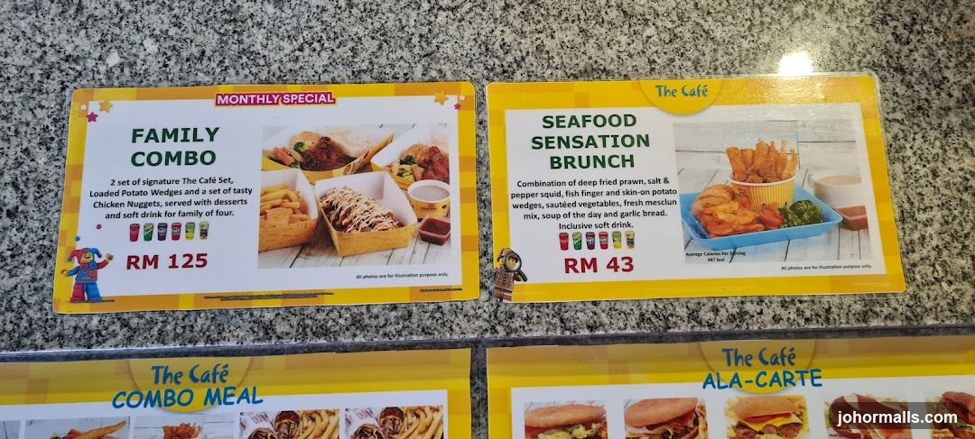 The Cafe Menu Specials