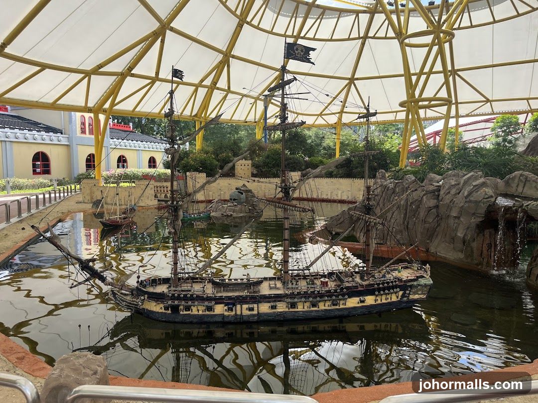 Miniature Pirate Ship Display