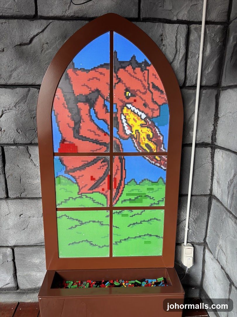 Lego Dragon Window Display