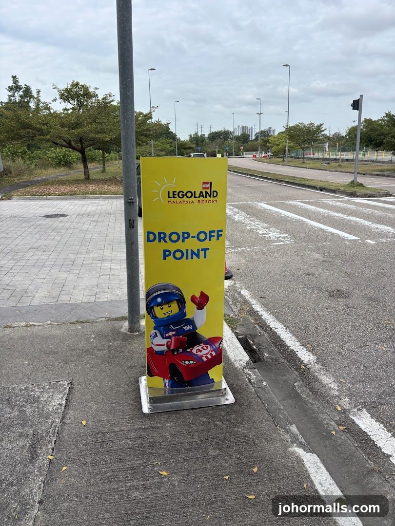 Legoland Malaysia Resort Drop-off Point Sign