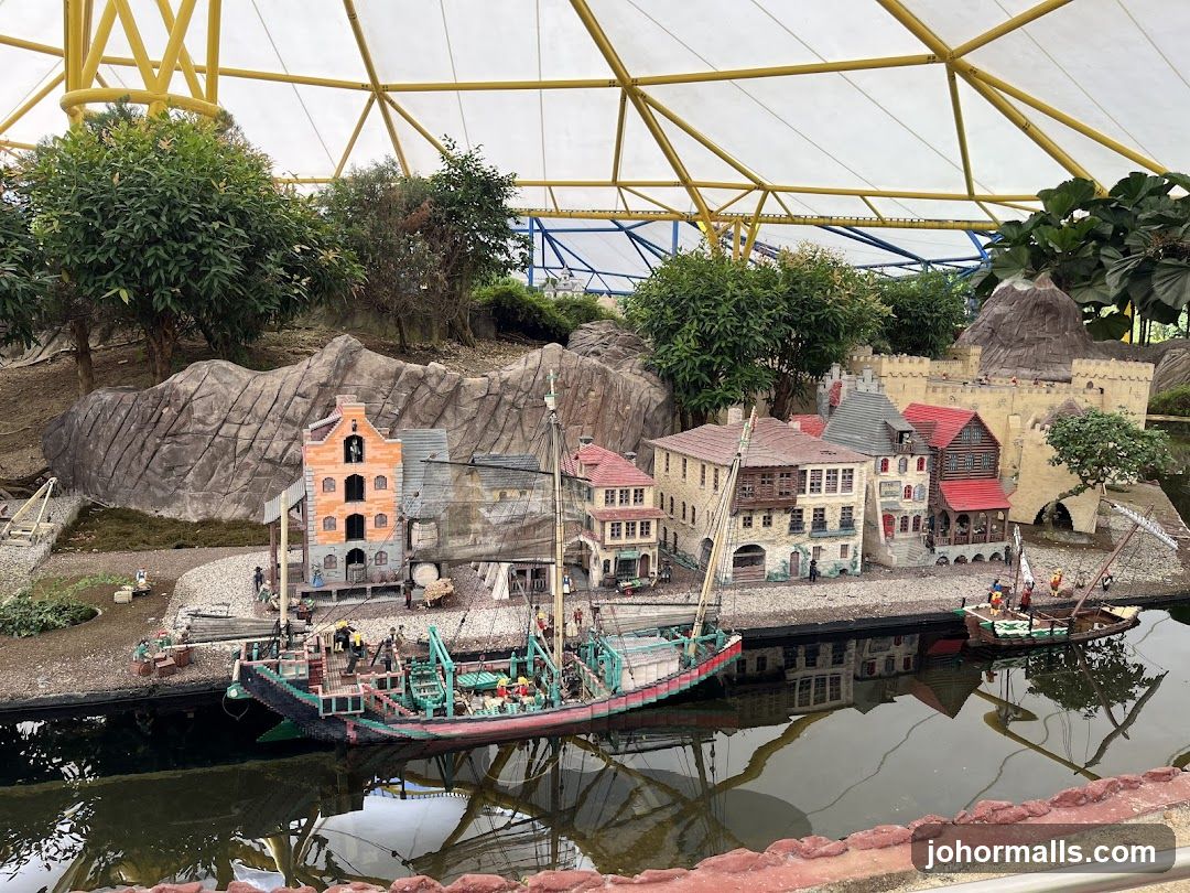Miniature Port Scene
