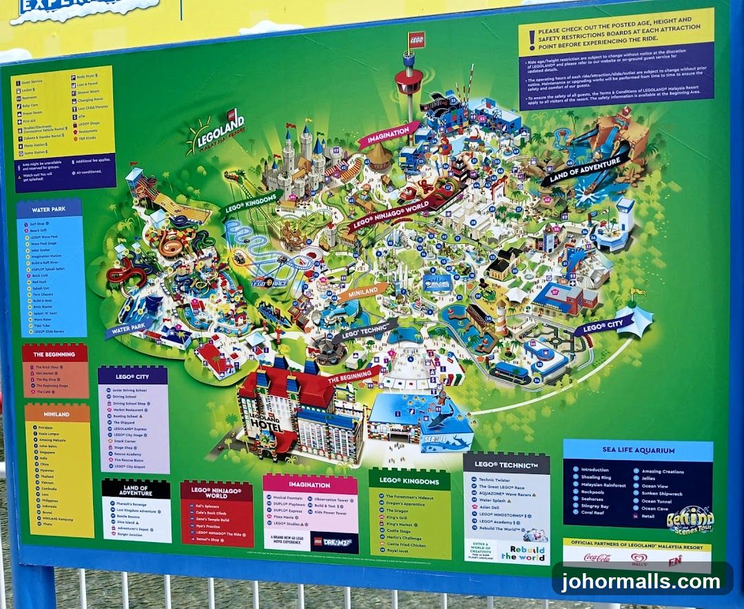 Legoland Malaysia Resort Map