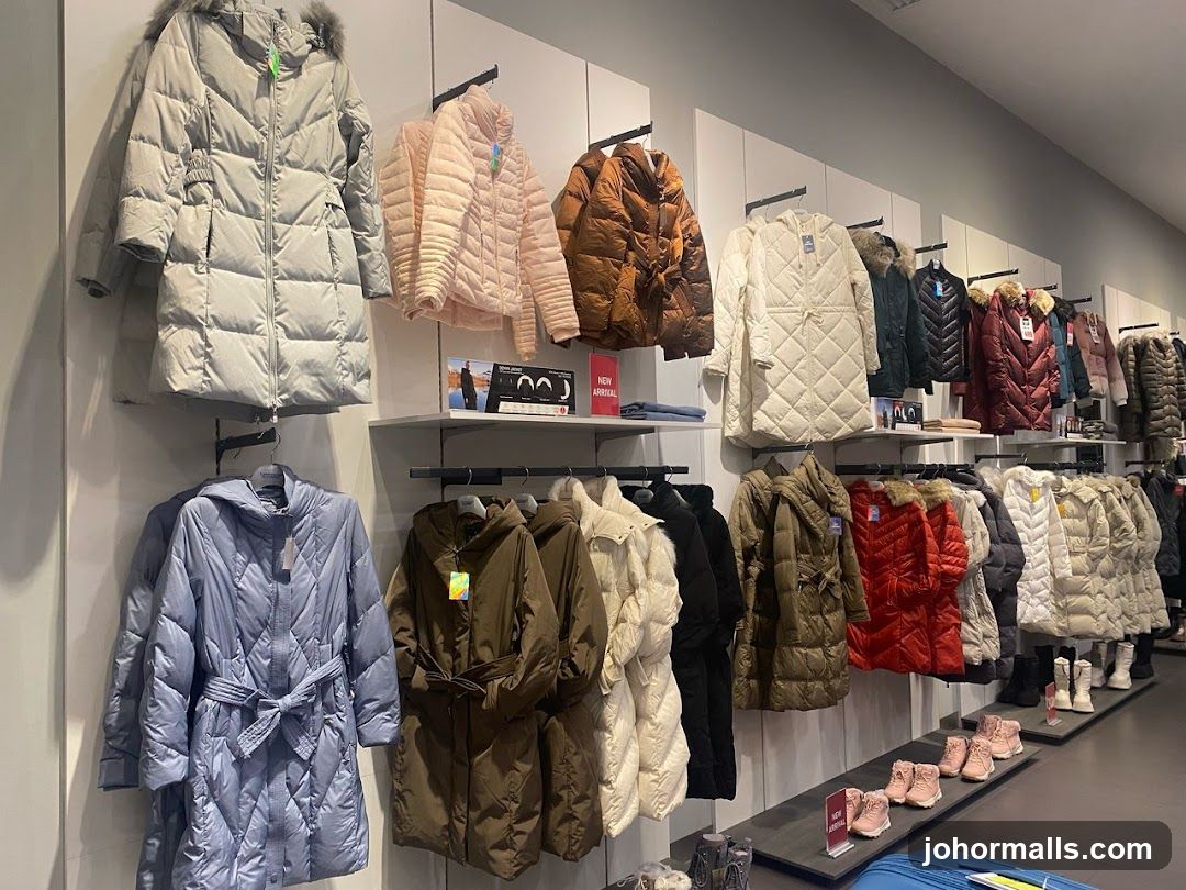 Winter Coats Display