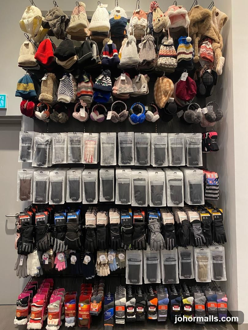 Winter Accessories Display