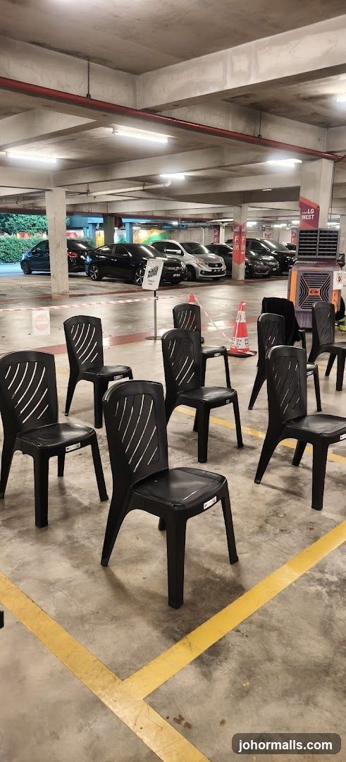Parking Lot Seating Area