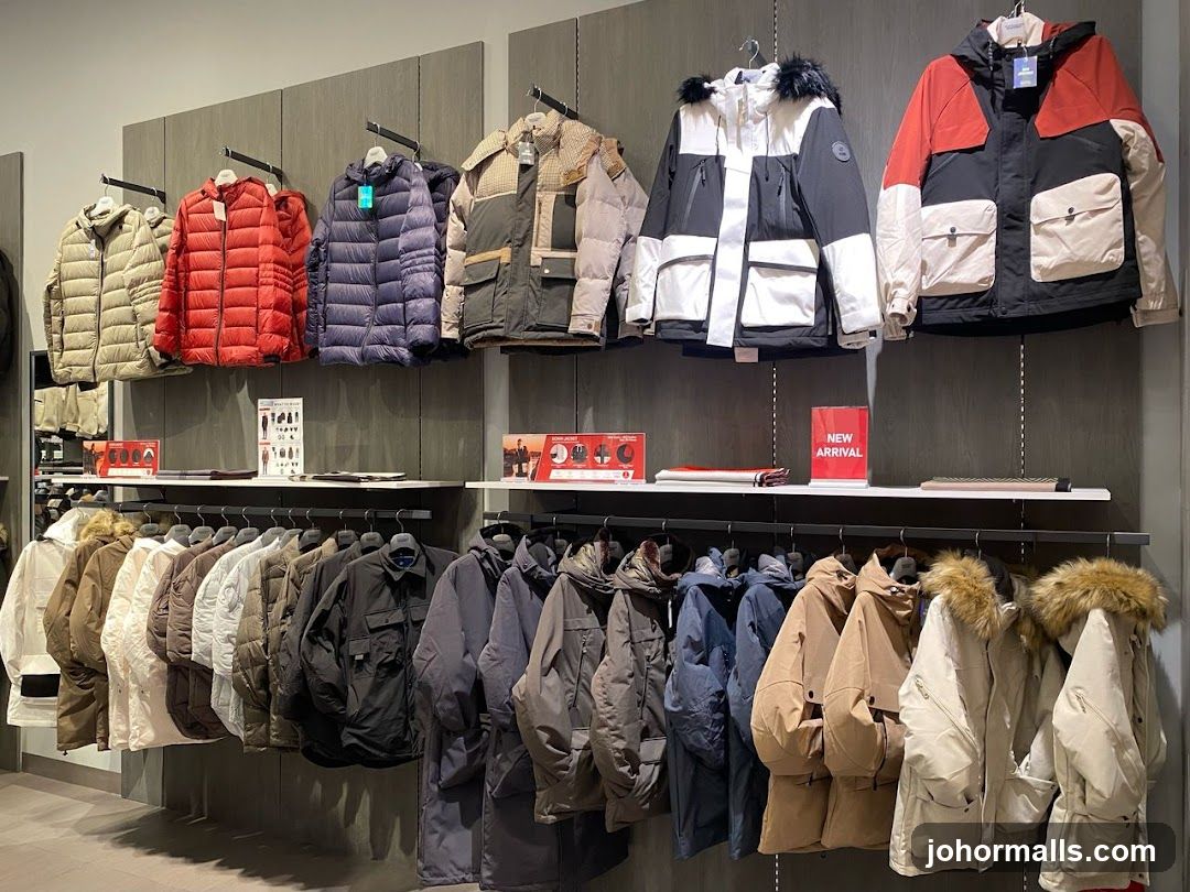 Winter Coats Display